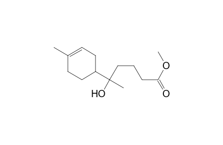 Methyl 5-hydroxy-5-(1-methyl-1-cyclohexen-4-yl)hexanoate