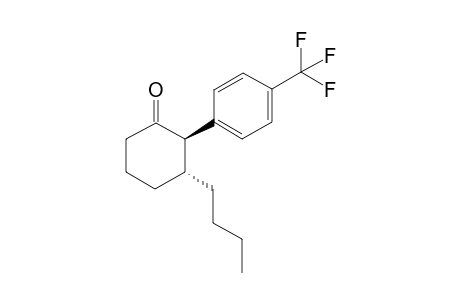trans-3-Butyl-2-(4-(trifluoromethyl)phenyl)cyclohexan-1-one