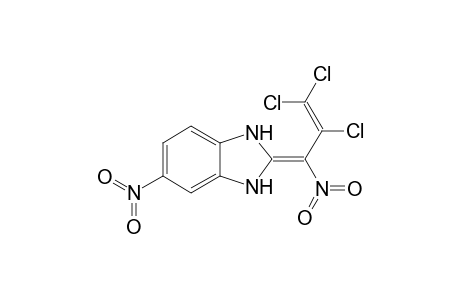 (2Z)-5-nitro-2-(2,3,3-trichloro-1-nitro-prop-2-enylidene)-1,3-dihydrobenzimidazole