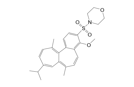 9-Isopropyl-4-methoxy-3-(morpholinosulfonyl)-7,12-dimethylbenzo[a]heptalene