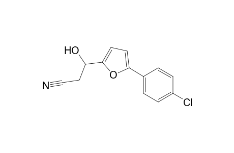 3-[5-(4-Chlorophenyl)furan-2-yl]-3-hydroxypropanenitrile