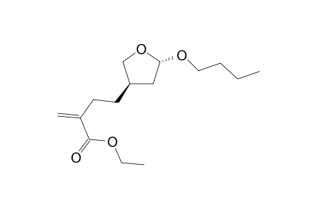 2-[2-[(3R,5S)-5-butoxytetrahydrofuran-3-yl]ethyl]acrylic acid ethyl ester