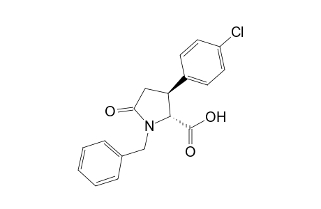 (2R,3S)-1-benzyl-3-(4-chlorophenyl)-5-keto-proline