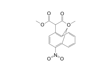 2-(5-nitro-2-bicyclo[4.4.1]undeca-1(10),2,4,6,8-pentaenyl)malonic acid dimethyl ester