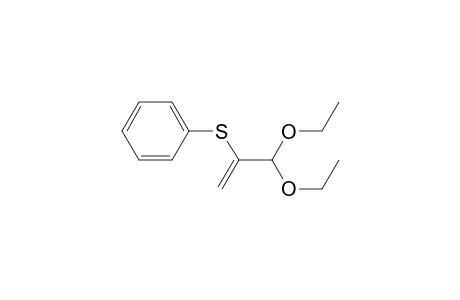 Benzene, [[1-(diethoxymethyl)ethenyl]thio]-