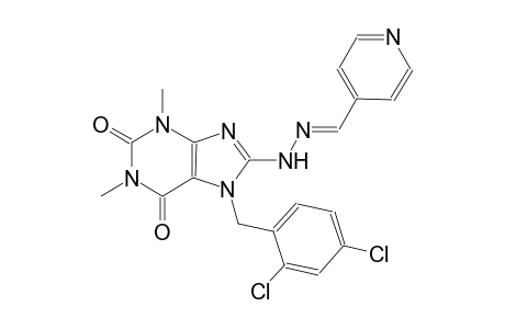 isonicotinaldehyde [7-(2,4-dichlorobenzyl)-1,3-dimethyl-2,6-dioxo-2,3,6,7-tetrahydro-1H-purin-8-yl]hydrazone