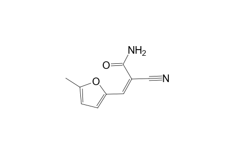 (2Z)-2-cyano-3-(5-methyl-2-furyl)-2-propenamide