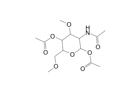 Galactopyranose, 2-acetamido-2-deoxy-3,6-di-O-methyl-, 1,4-diacetate, .alpha.-D-