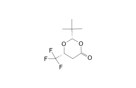 (2S,6R)-2-tert-butyl-6-(trifluoromethyl)-1,3-dioxan-4-one