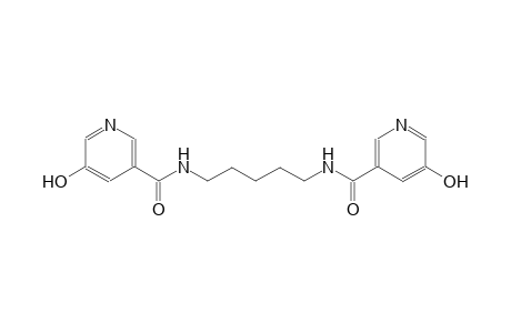 5-hydroxy-N-(5-{[(5-hydroxy-3-pyridinyl)carbonyl]amino}pentyl)nicotinamide