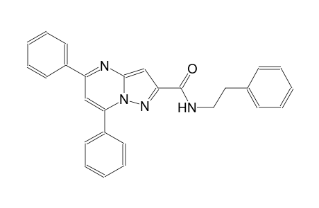 5,7-diphenyl-N-(2-phenylethyl)pyrazolo[1,5-a]pyrimidine-2-carboxamide