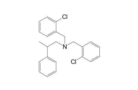 beta-Methylphenethylamine N,N-bis(2-chlorobenzyl)