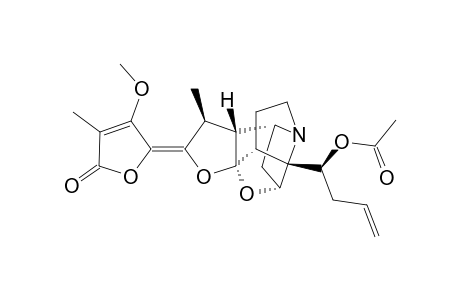 (1'-S)-ACETYL-3',4'-DIDEHYDRO-STEMOFOLINE