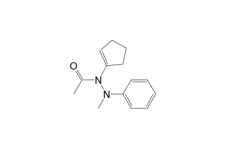 Acetic acid, 1-(1-cyclopenten-1-yl)-2-methyl-2-phenylhydrazide