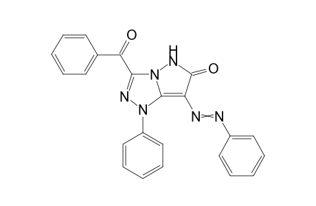 3-Benzoyl-1-phenyl-7-(2-phenylazo)-1H-pyrazolo[5,1-c][1,2,4]triazol-6(5H)-one