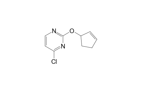 4-Chloro-2-( 2'-cyclopentenyloxy)pyrimidine