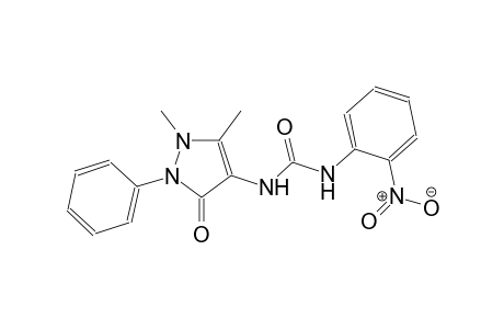 urea, N-(2,3-dihydro-1,5-dimethyl-3-oxo-2-phenyl-1H-pyrazol-4-yl)-N'-(2-nitrophenyl)-