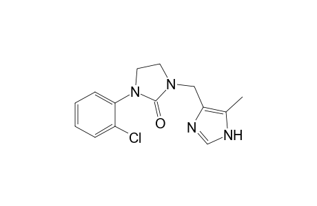 1-(2-Chlorophenyl)-3-[(5-methyl-1H-imidazol-4-yl)methyl]imidazolidin-2-one