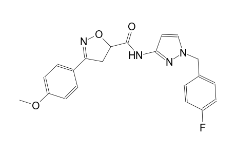 5-isoxazolecarboxamide, N-[1-[(4-fluorophenyl)methyl]-1H-pyrazol-3-yl]-4,5-dihydro-3-(4-methoxyphenyl)-