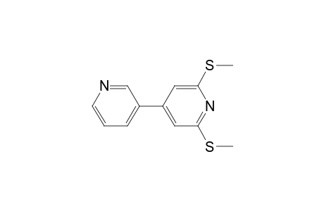 2,6-bis(methylsulfanyl)-4-(3-pyridyl)pyridine