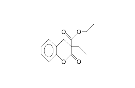 3-Ethoxycarbonyl-3-ethyl-3,4-dihydro-benzo-A-pyrone