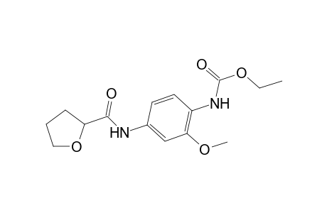Carbamic acid, [2-methoxy-4-[[(tetrahydro-2-furanyl)carbonyl]amino]phenyl]-, ethyl ester