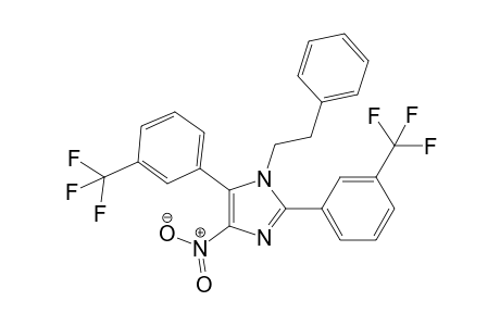 2,5-Bis(3-(trifluoromethyl)phenyl)-4-nitro-1-phenethyl-1H-imidazole