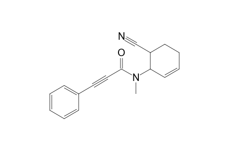 N-(6-Cyanocyclohex-2-enyl)-N-methyl-3-phenylpropiolamide