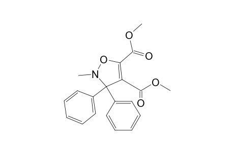 2-Methyl-3,3-diphenyl-4-isoxazoline-4,5-dicarboxylic acid dimethyl ester