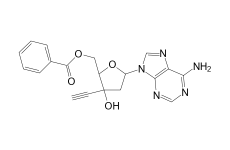 9-(5-O-Benzoyl-3-ethenyl-2-deoxy-.beta.D-erythro-pentofuranosyl)adenine