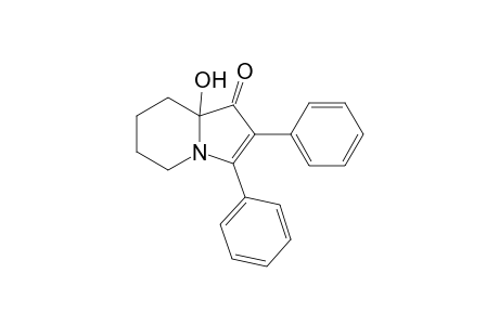 2,3-Diphenyl-8a-hydroxy-1-oxo-1,5,6,7,8,8a-hexahydroindolizine