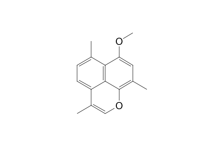 Naphtho[1,8-bc]pyran, 7-methoxy-3,6,9-trimethyl-