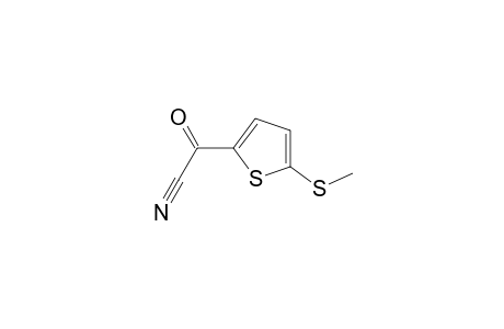 2-Thiopheneacetonitrile, 5-(methylthio)-.alpha.-oxo-