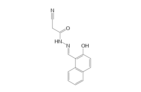 CYANOACETIC ACID, [(2-HYDROXY-1-NAPHTHYL)METHYLENE]HYDRAZIDE