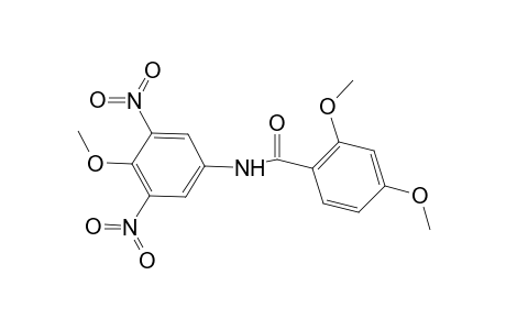 Benzamide, 2,4-dimethoxy-N-(4-methoxy-3,5-dinitrophenyl)-