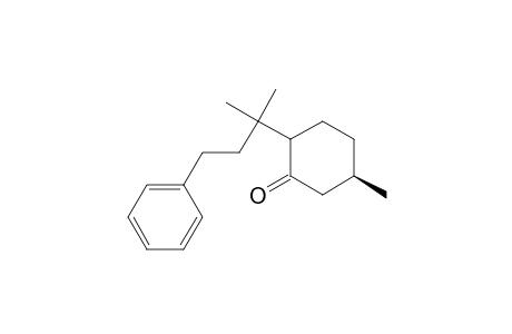 (2RS,5R)-2-(1,1-Di-methyl-3-phenylpropyl)-5-methylcyclohexanone