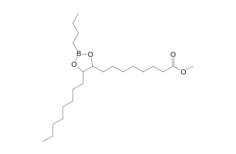 Octadecanoic acid, 9,10-dihydroxy-, methyl ester, cyclic 1-butaneboronate, erythro-