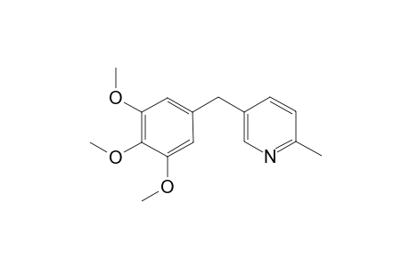 2-Methyl-5-(3,4,5-trimethoxybenzyl)pyridine