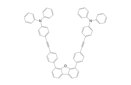4,6-Bis[4-((4-(diphenylamino)phenyl) ethynyl)phenyl]dibenzo[b,d]furan