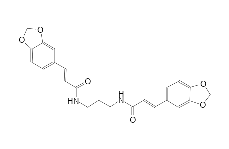 (2E)-3-(1,3-benzodioxol-5-yl)-N-(3-{[(2E)-3-(1,3-benzodioxol-5-yl)-2-propenoyl]amino}propyl)-2-propenamide