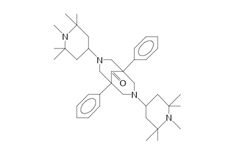 3,7-Diazabicyclo[3.3.1]nonan-9-one, 3,7-bis(1,2,2,6,6-pentamethyl-4-piperidinyl)-1,5-diphenyl-