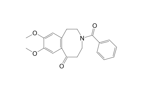 3-benzoyl-8,9-dimethoxy-2,3,4,5-tetrahydro-3-benzazocin-6(1H)-one