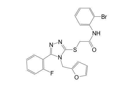 N-(2-bromophenyl)-2-{[5-(2-fluorophenyl)-4-(2-furylmethyl)-4H-1,2,4-triazol-3-yl]sulfanyl}acetamide