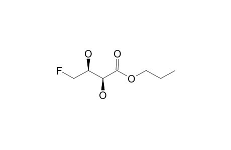 (+/-)-(2S*,3S*)-DIHYDROXY-4-FLUOROBUTANOATE