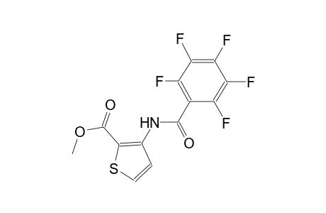 methyl 3-[(2,3,4,5,6-pentafluorobenzoyl)amino]-2-thiophenecarboxylate