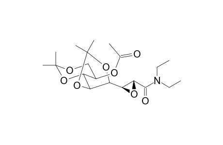 N,N-Diethyl-7-O-acetyl-2,3-anhydro-4,5:6,8-di-O-isopropylidene-D-erythro-L-altro-octanamide