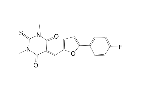 5-{[5-(4-fluorophenyl)-2-furyl]methylene}-1,3-dimethyl-2-thioxodihydro-4,6(1H,5H)-pyrimidinedione