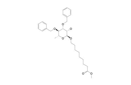 8-METHOXYCARBONYLOCTYL-3,4-DI-O-BENZYL-ALPHA-L-RHAMNOPYRANOSIDE