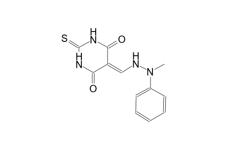 4,6(1H,5H)-pyrimidinedione, dihydro-5-[(2-methyl-2-phenylhydrazino)methylene]-2-thioxo-