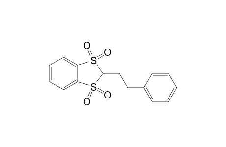 1,3-Benzodithiole, 2-(2-phenylethyl)-, 1,1,3,3-tetraoxide